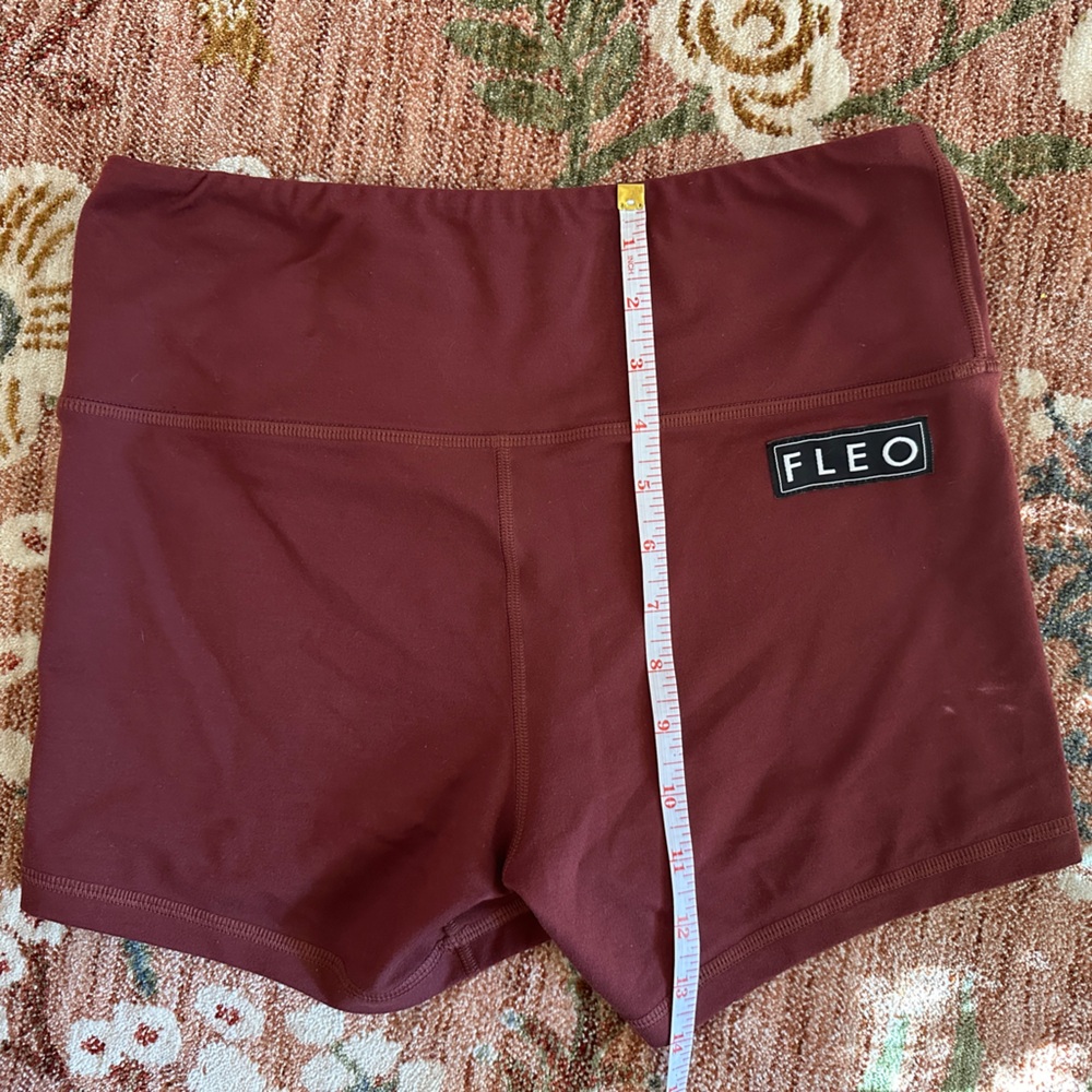 FLEO Rosewood power high rise shorts medium